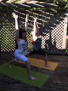 Passing on Yoga to my daughter!