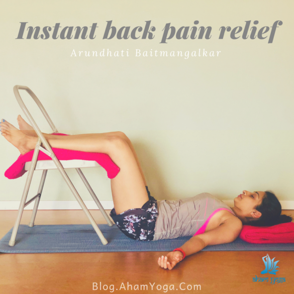 Instant back pain relief