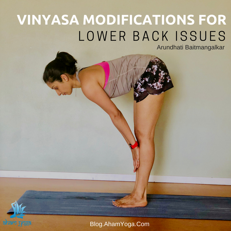 Vinyasa Modifications for lower back issues