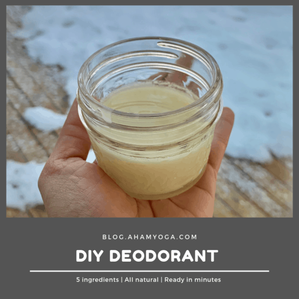 DIY deodorant - Aham Yoga